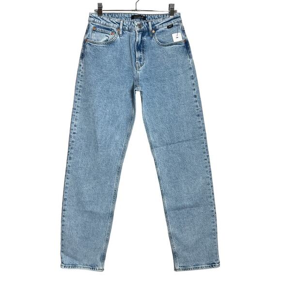 NEW MAVI High Rise Slim Boyfriend Jeans SIZE 26 x 31 Light Blue Recycled NWT - Picture 1 of 10